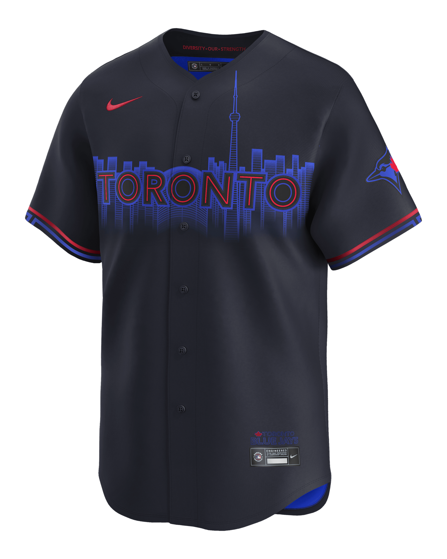 Baseball Jays Black Jersey Men's Toronto Blue Jays Vladimir